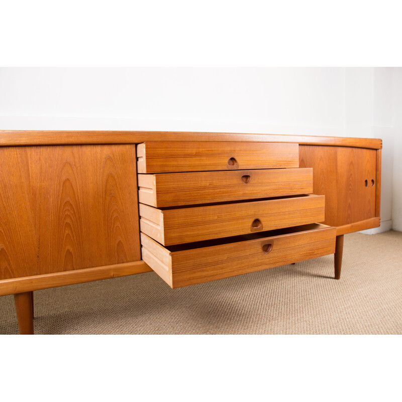 Vintage Teak Ssideboard by Henry Walter Klein Danish 1960 