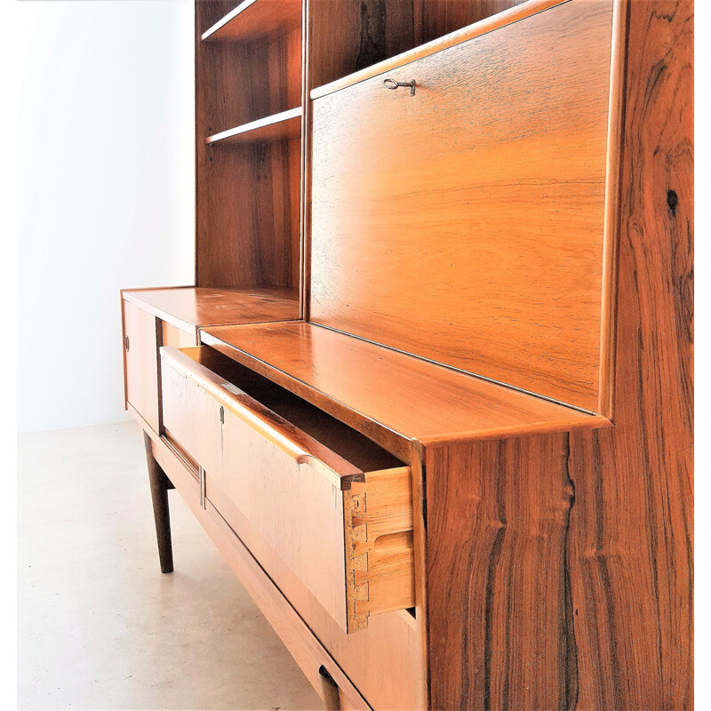 Scandinavian rosewood vintage sideboard