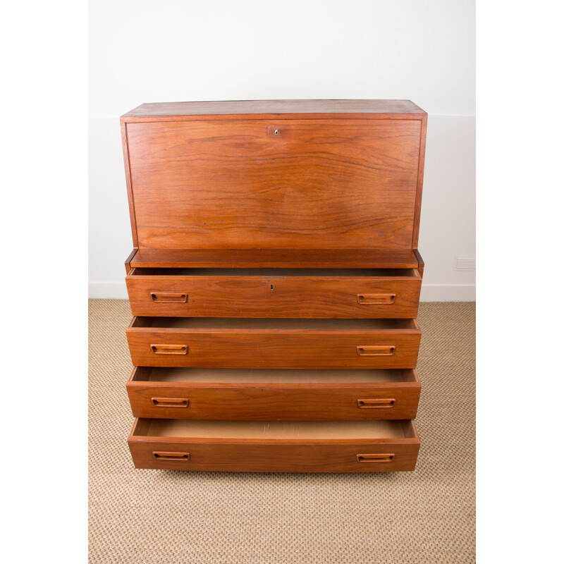 Vintage teak secretary by Dyrlund Danois 1960