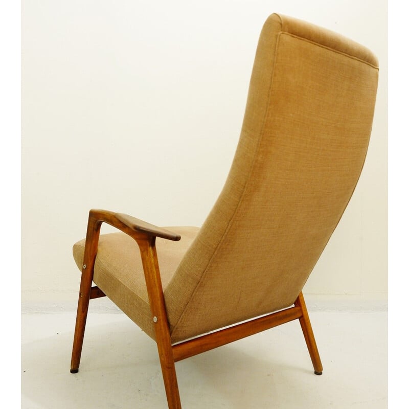 Pair of Vintage Teak Armchairs by Yngve Ekström Ruster, Scandinavian 1960s