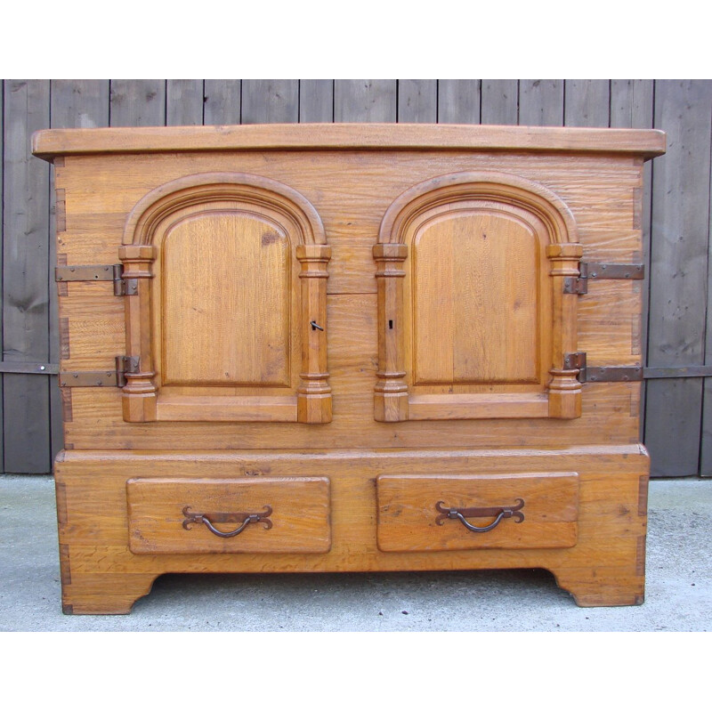 Credenza in rovere vintage, 1950