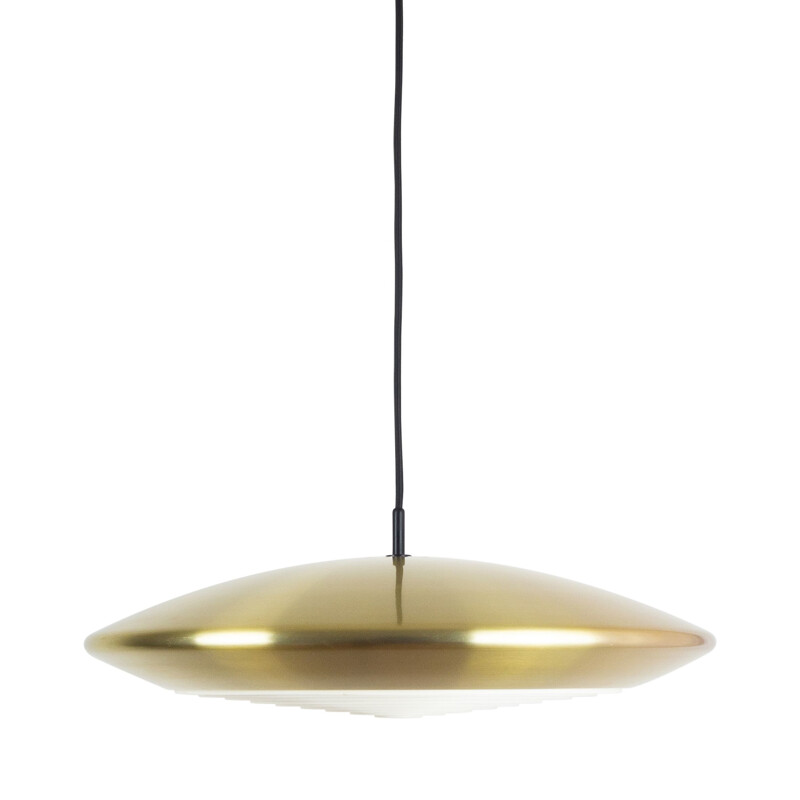 Vintage pendant lamp Diskos by Jo Hammerborg, Fog og Morup, Denmark, 1965