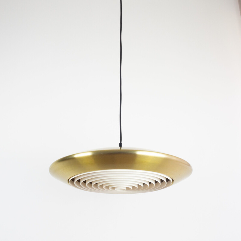 Vintage pendant lamp Diskos by Jo Hammerborg, Fog og Morup, Denmark, 1965