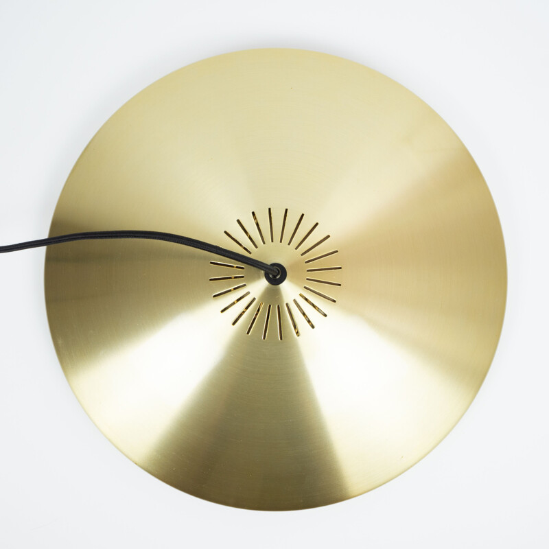 Vintage pendant lamp Diskos by Jo Hammerborg, Fog og Morup, Denmark, 1965