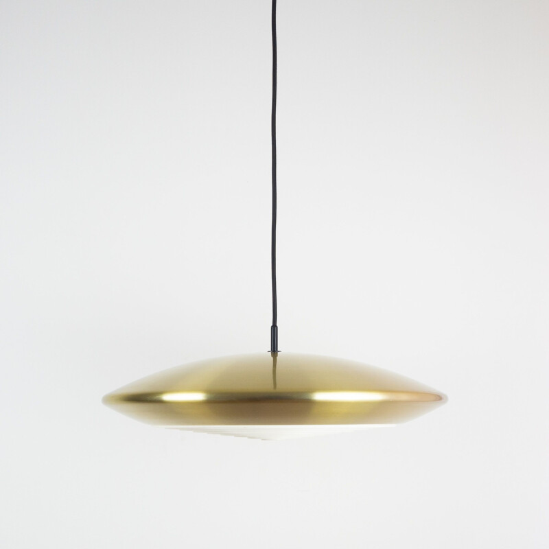 Vintage pendant lamp Diskos by Jo Hammerborg, Fog og Morup, Denmark, 1965