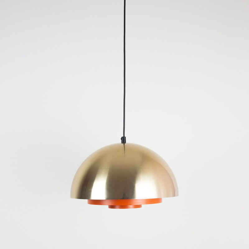 Vintage Danish pendant lamp Milieu, Jo Hammerborg, Lyfa, 1970s