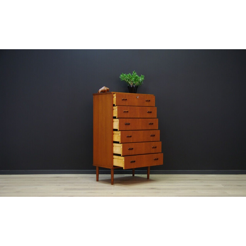 Vintage Teak chest of drawers danish 1970s