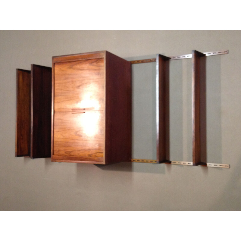 Vintage wall shelf K.Kristiansen rosewood