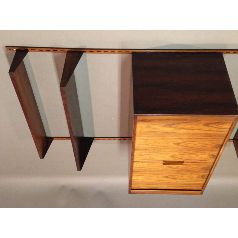 Vintage wall shelf K.Kristiansen rosewood