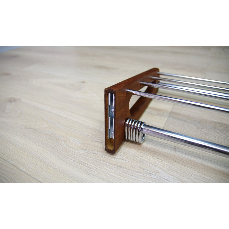 Vintage teak hanger, Scandinavian 1970