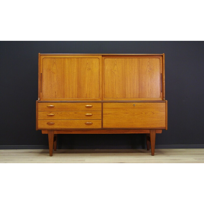 Vintage teak highboard 1960