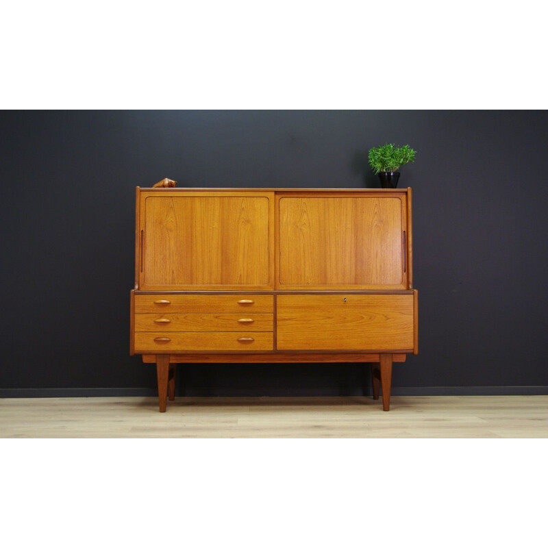 Vintage teak highboard 1960