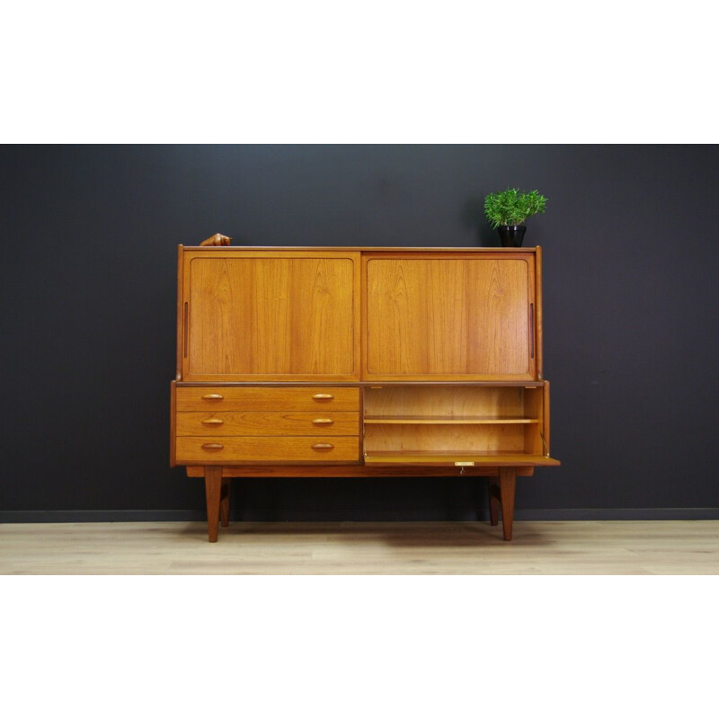 Vintage teak highboard 1960