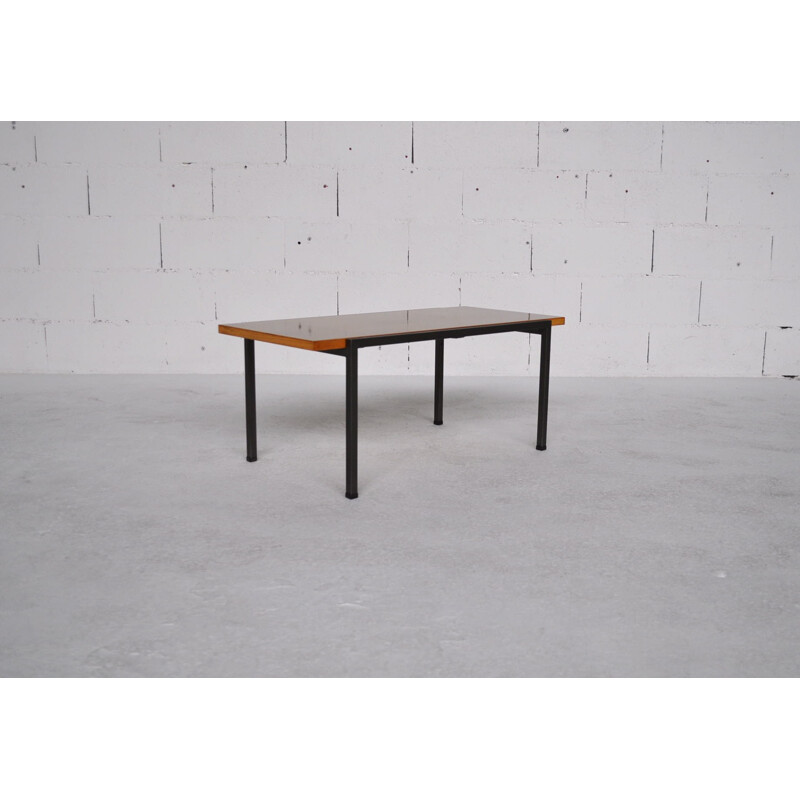 EFA metal and ash coffee table, Georges FRYDMAN - 1960s