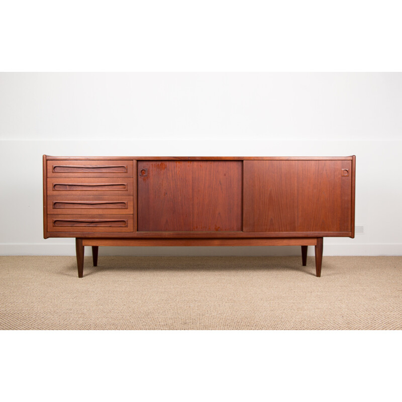 Enfilade vintage en Teck Johannes Andersen Danoise 1960