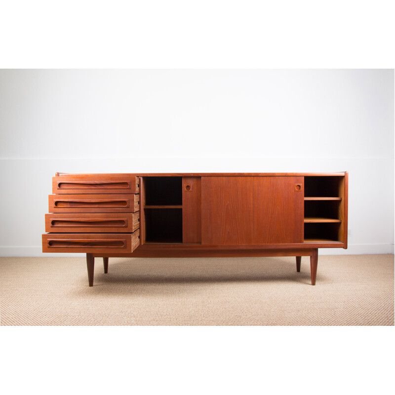 Vintage teak wood sideboard Johannes Andersen Danish 1960