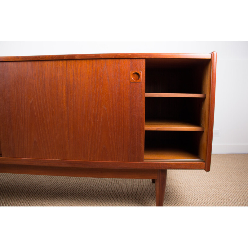 Vintage teak wood sideboard Johannes Andersen Danish 1960