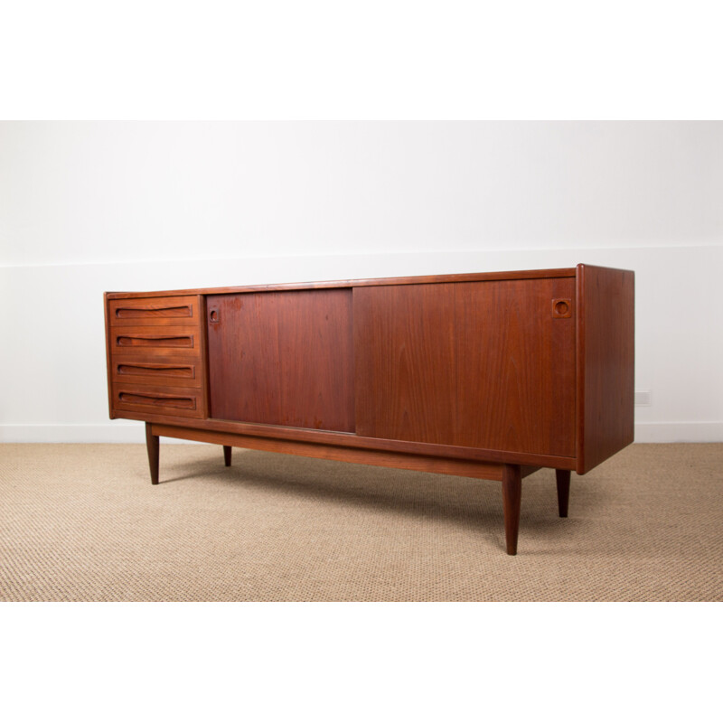 Vintage teak wood sideboard Johannes Andersen Danish 1960