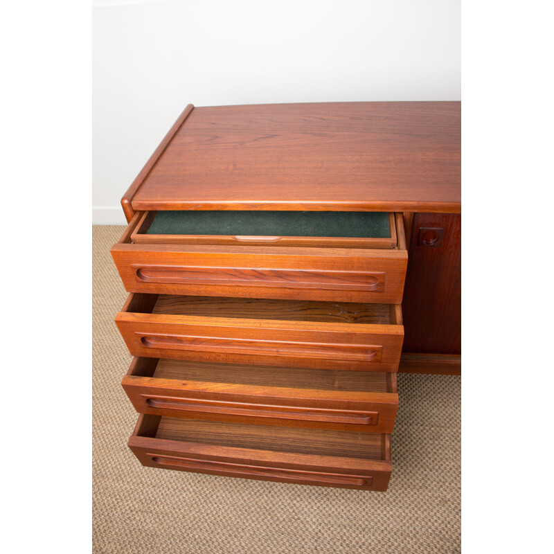 Vintage teak wood sideboard Johannes Andersen Danish 1960