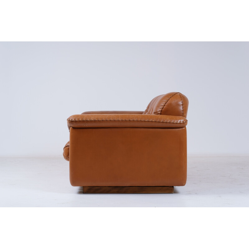 Canapé vintage cuir ajustable 2 places De Sede DS101 