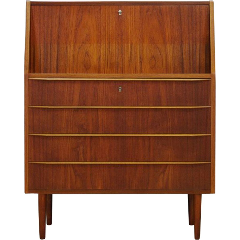 Vintage Danish secretary in teak 1970s