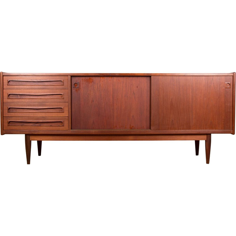 Vintage teak wood sideboard Johannes Andersen Danish 1960