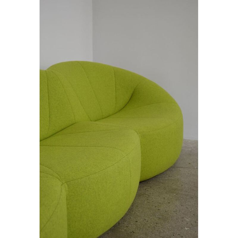 Vintage Pumpkin 3 Seater Sofa By Pierre Paulin For Ligne Roset 1971