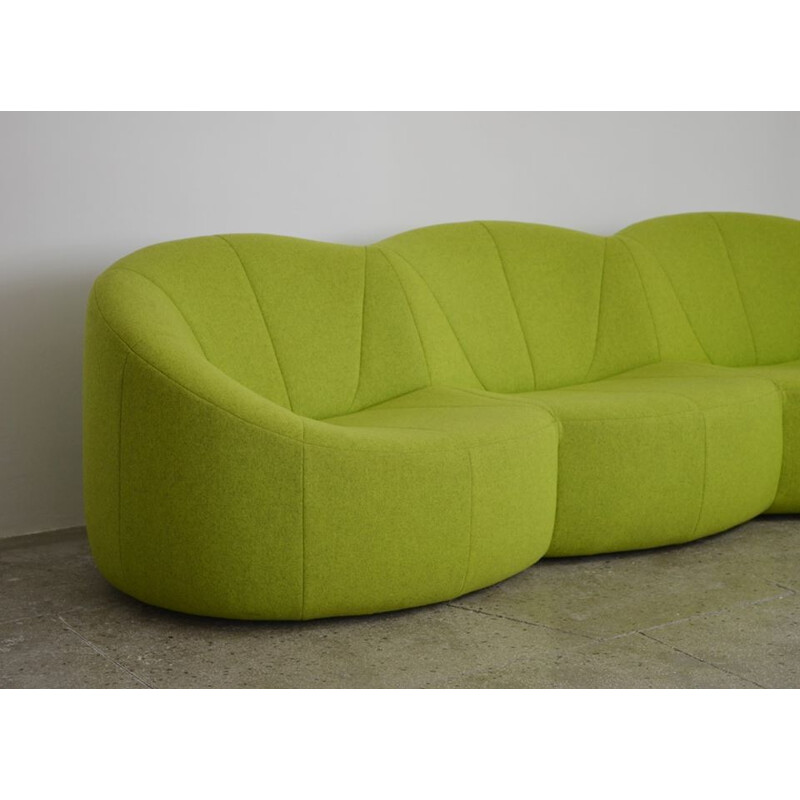 Vintage Pumpkin 3 Seater Sofa By Pierre Paulin For Ligne Roset 1971