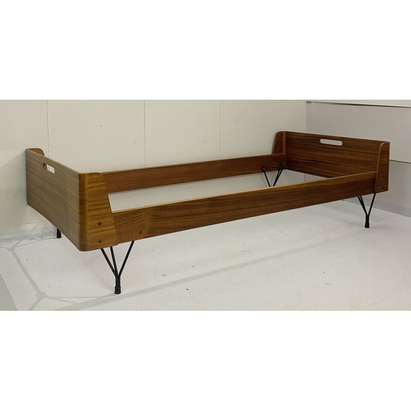 Pair of vintage beds by Rima by Gastone Rinaldi 1950