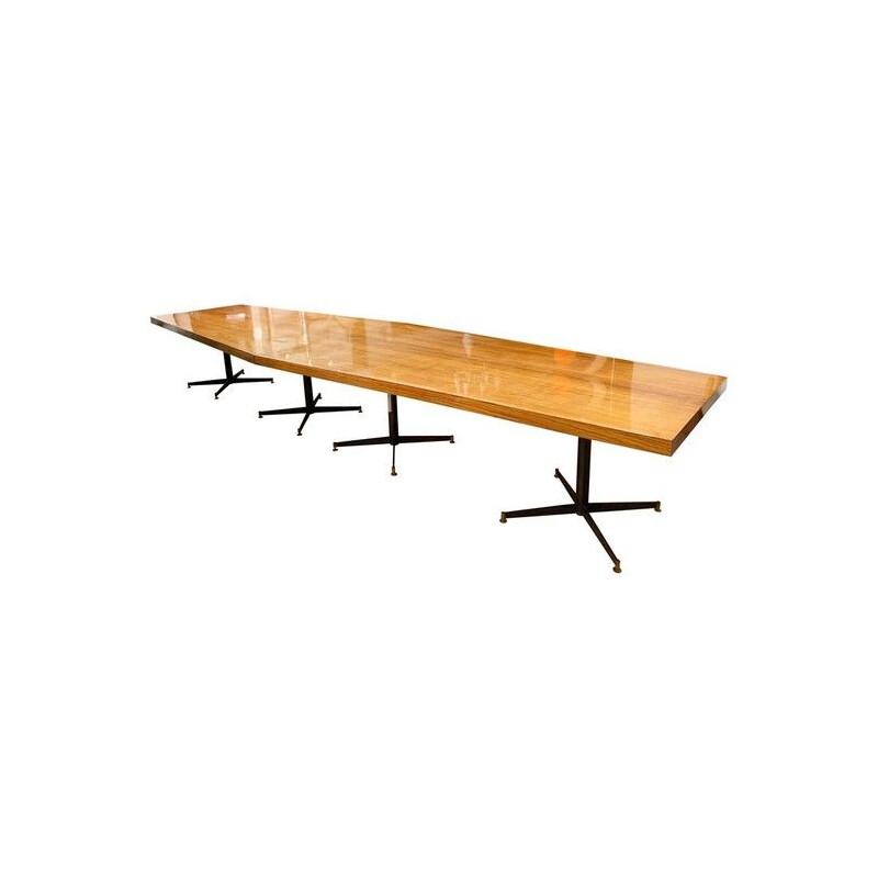 Grande Table vintage Par Vittorio Nobili Pour Fratelli Tagliabue Italie 1950