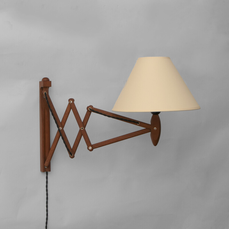 Vintage Concertina wall lamp by Erik Hansen