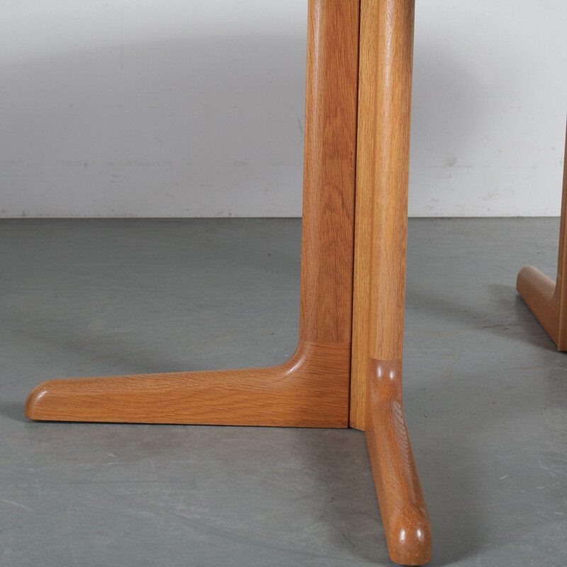 Vintage extendible dining table by Moller for Gudme Mobler, Denmark 1960s 