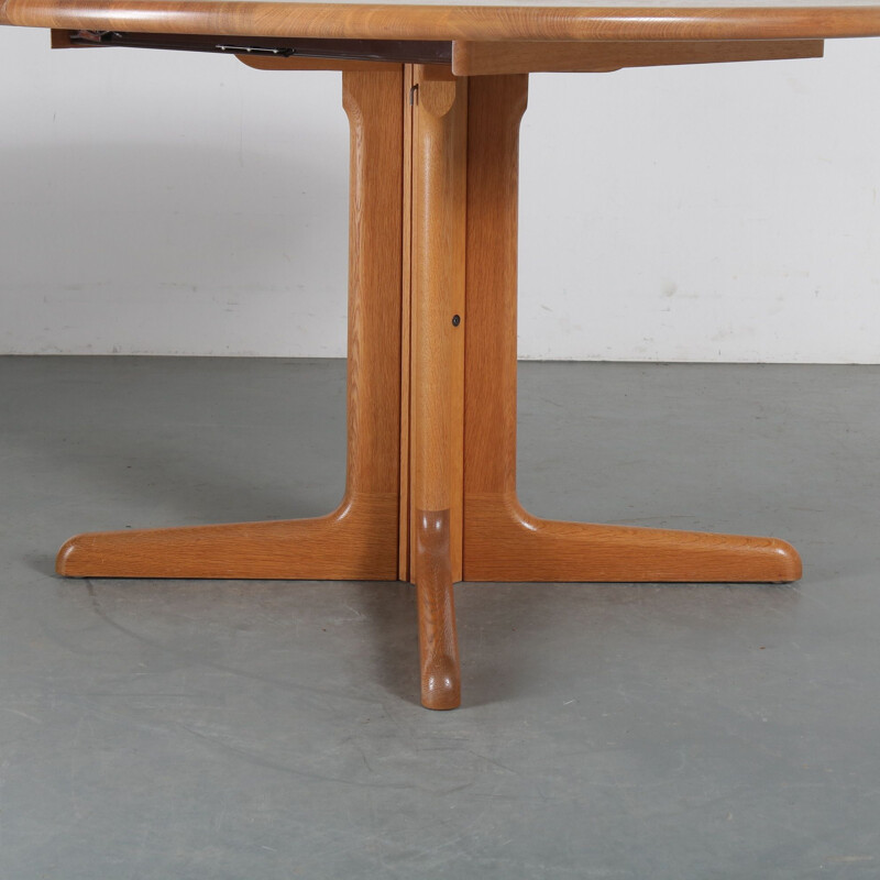 Vintage extendible dining table by Moller for Gudme Mobler, Denmark 1960s 