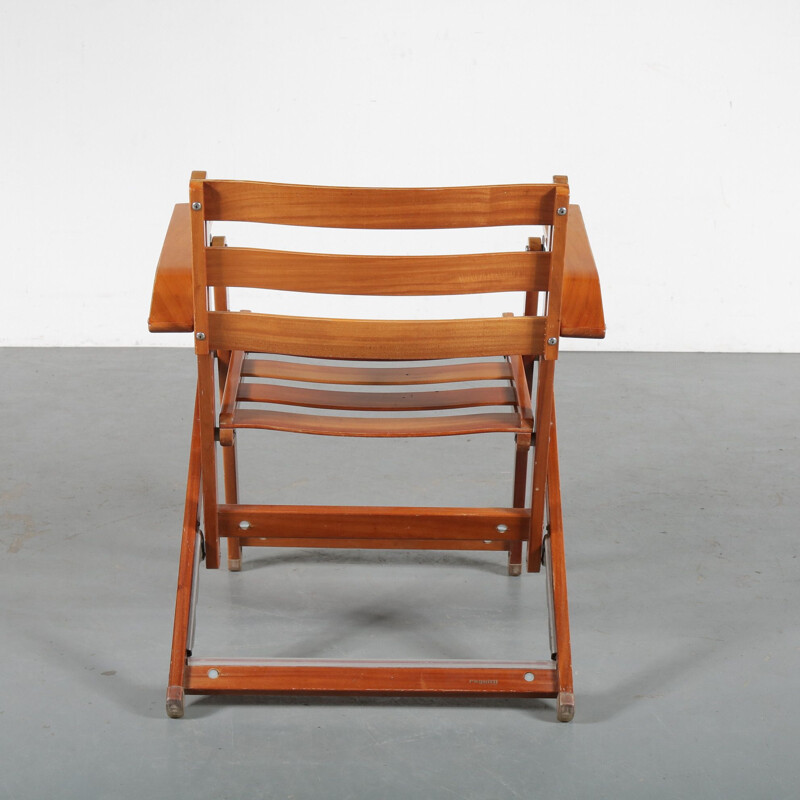 Vintage Folding chair by Ico Parisi for Fratelli Reguitti, Italy 1970s