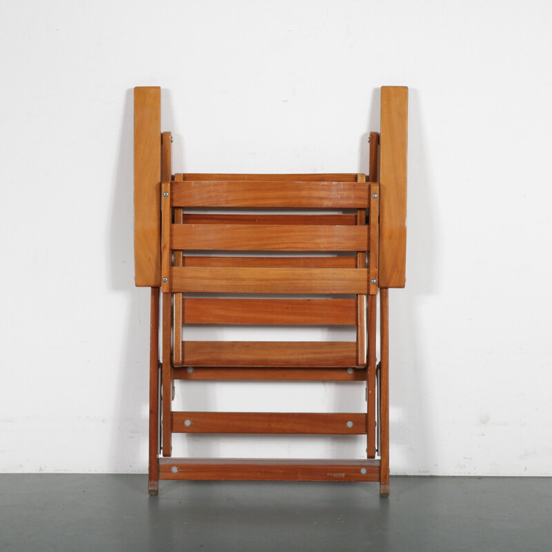 Vintage Folding chair by Ico Parisi for Fratelli Reguitti, Italy 1970s