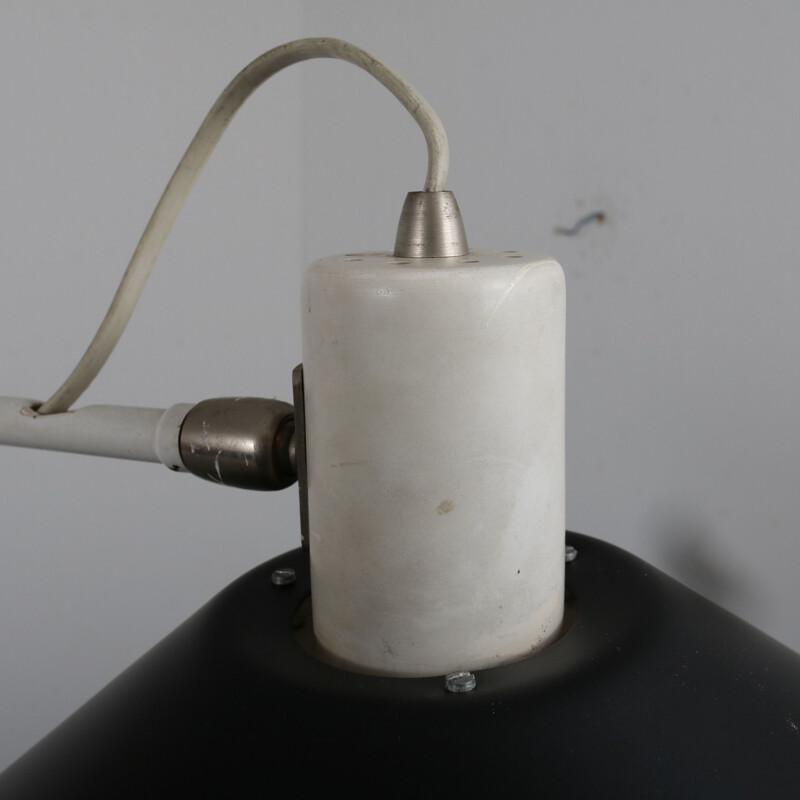 Vintage Counter balance hanging lamp by J.J.M. Hoogervorst for Anvia, Netherlands 1950s