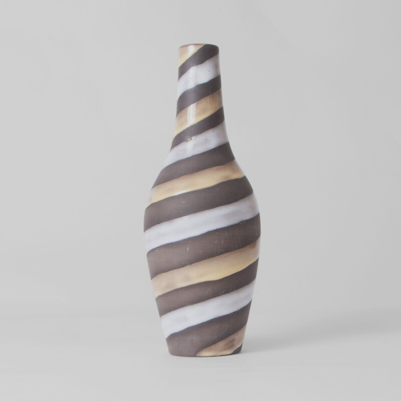 Vase spirale vintage par Ingrid Atterberg