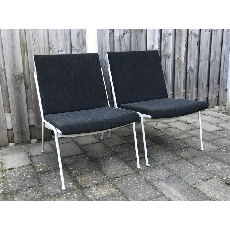 Pair of Vintage Oase easy chairs by Wim Rietveld for Ahrend de Cirkel 1972