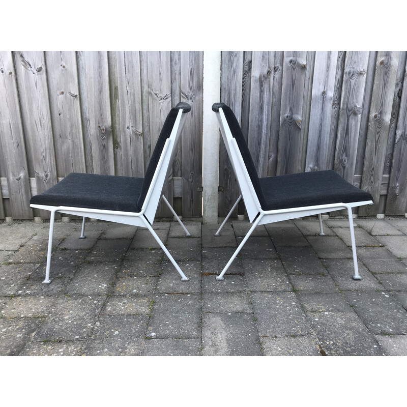 Pair of Vintage Oase easy chairs by Wim Rietveld for Ahrend de Cirkel 1972