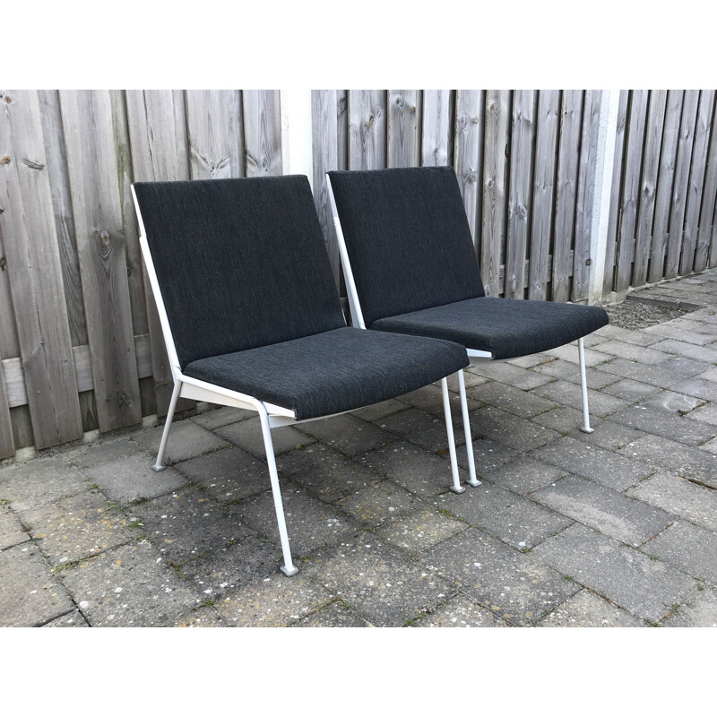 Pair of Vintage Oase easy chairs by Wim Rietveld for Ahrend de Cirkel 1972