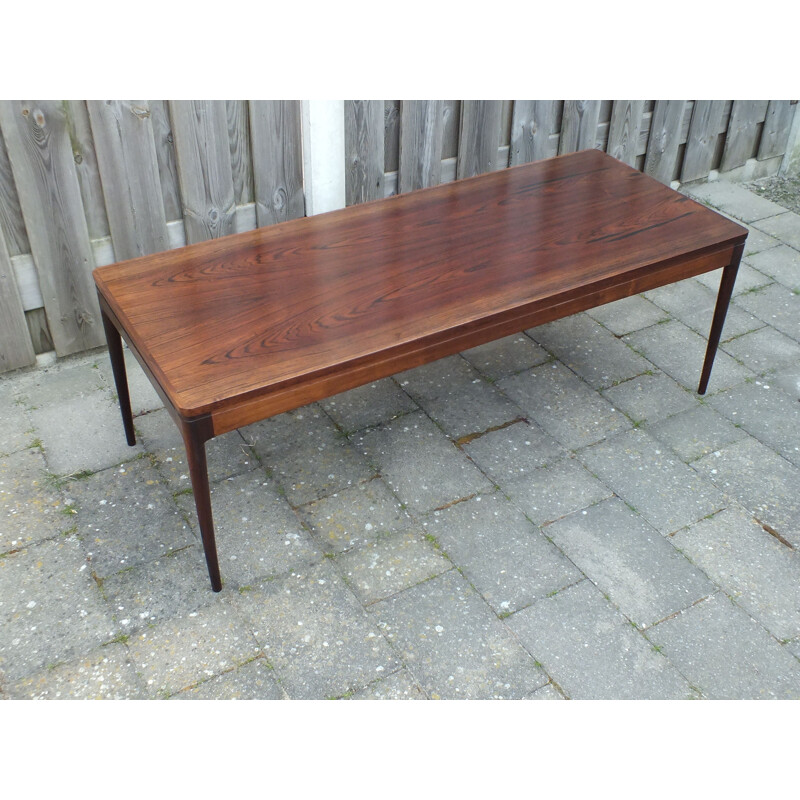 Vintage coffee table Rosewood by Johannes Andersen for CFC Silkeborg 1960s 