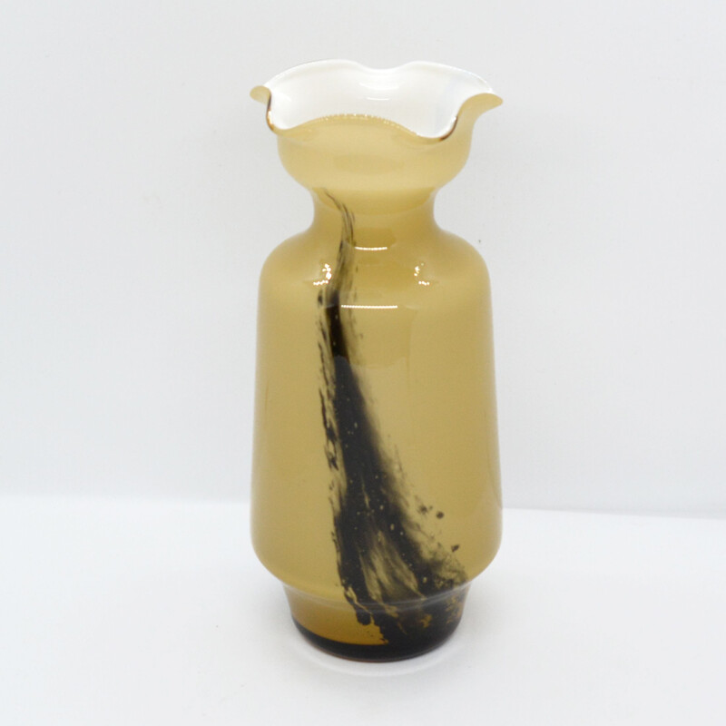 Vase vintage en verre, Italie 1970