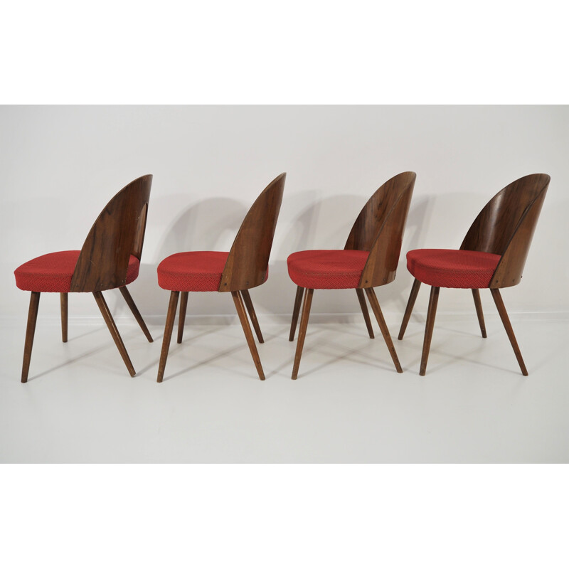 Ensemble de 4 chaises à manger vintage d'Antonín Suman, 1960, 