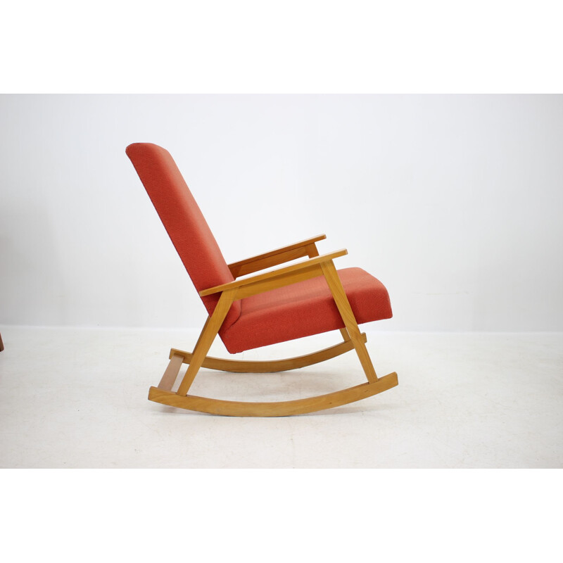 Vintage Rocking Chair, Czechoslovakia 1960s