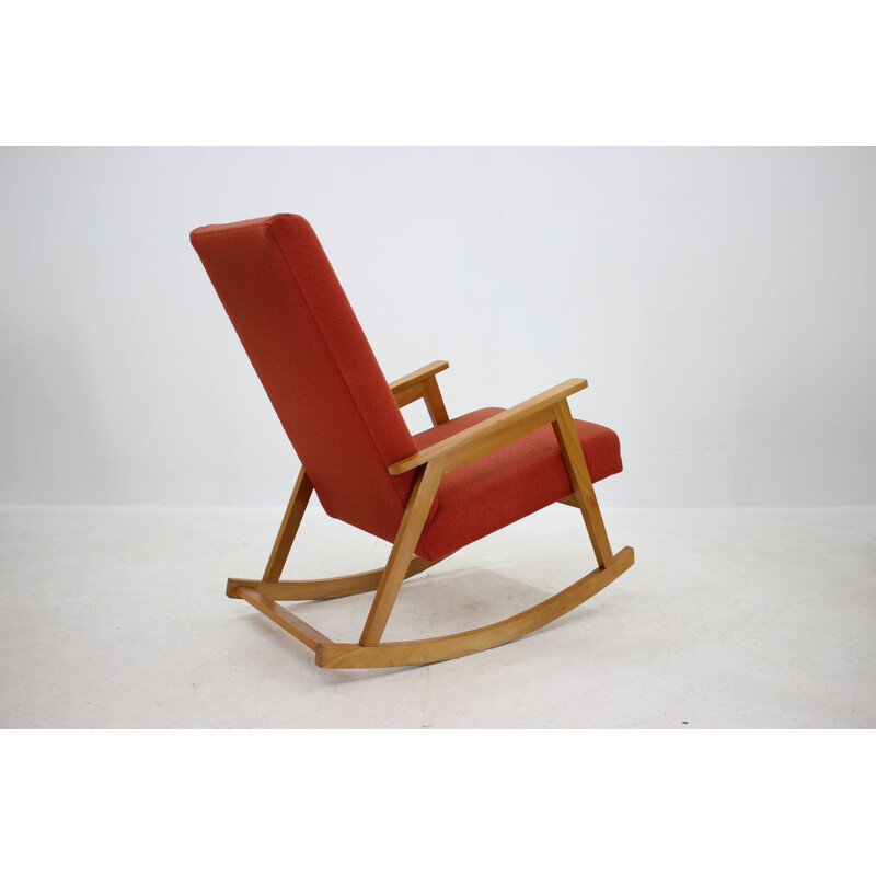 Rocking Chair vintage, Tchécoslovaquie, 1960