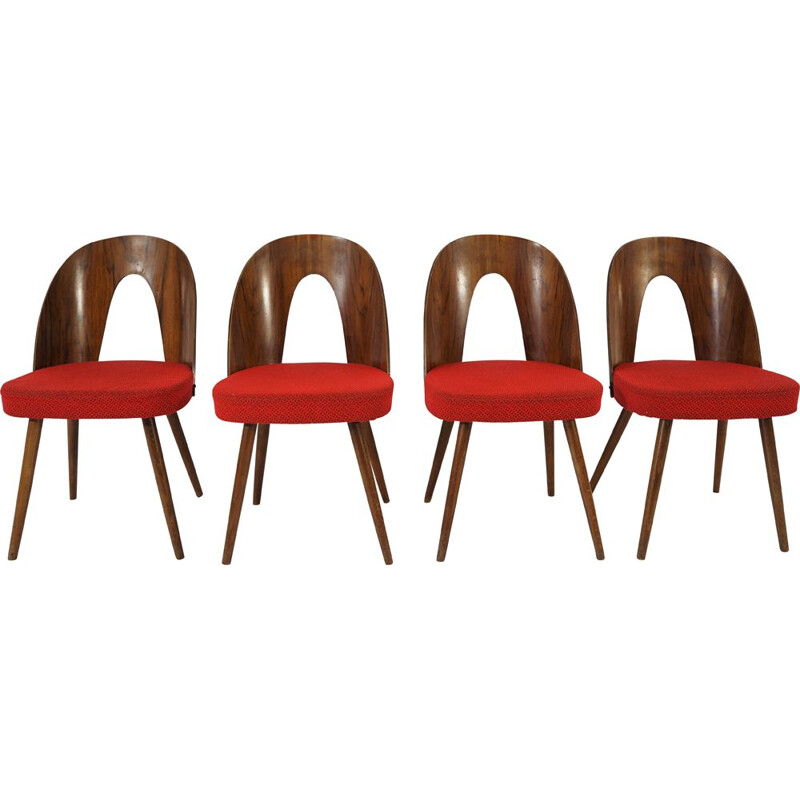 Set of 4 vintage Dining Chairs by Antonín Suman, 1960s, 