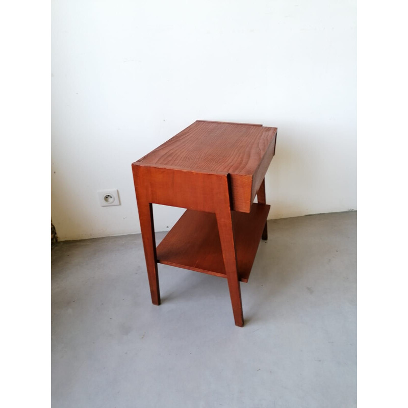 Vintage bedside table end of sofa 1970