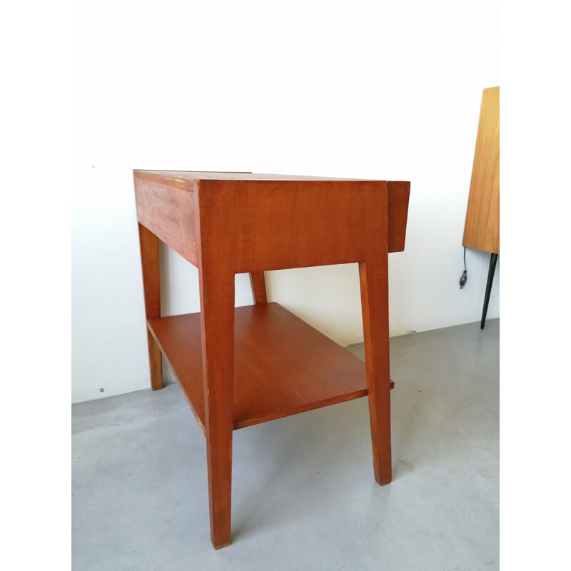 Vintage bedside table end of sofa 1970