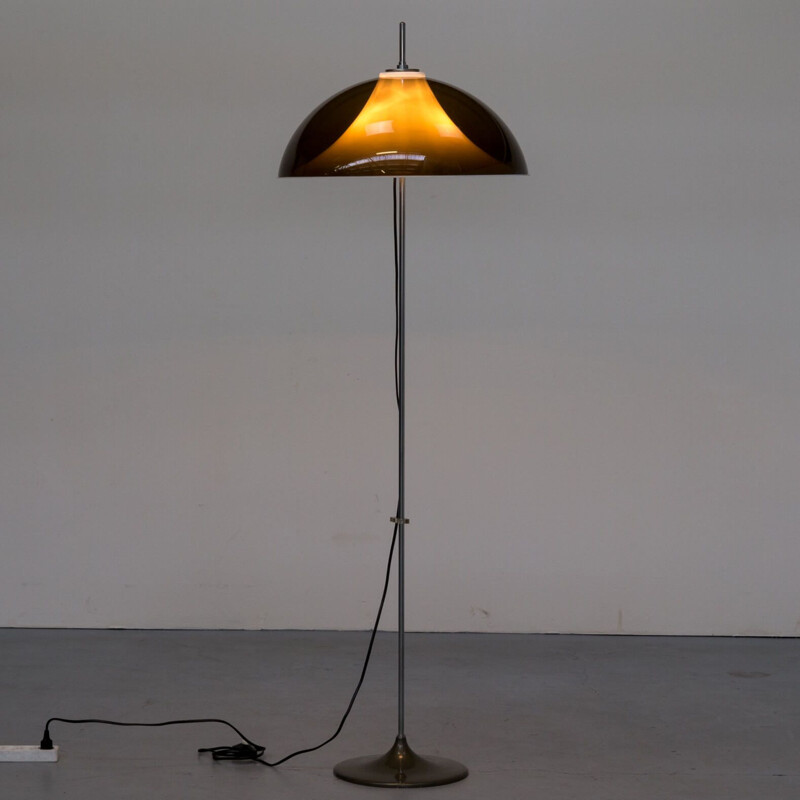 Vintage adjustable floorlamp by Gino Sarfatti for Arteluce 1960s