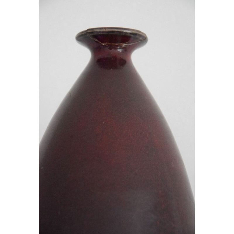 Vintage stoneware vase by Mougin Frères, 1940-1950